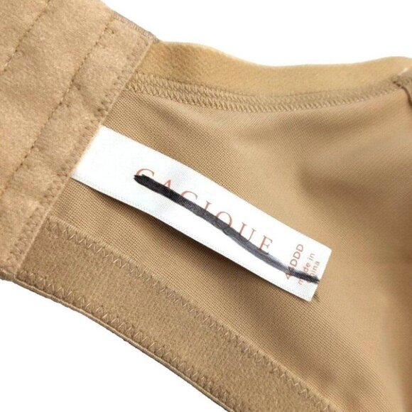 Lane Bryant Cacique Bra Smooth Boost Plunge Plus Size 44DDD Cafe Mocha - Picture 4 of 10